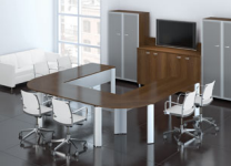 0126 - Collaborative Conference Room Table with Teleconferencing System
