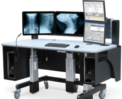 0131 - Healthcard Technology, Sit Stand Desk, Portable (Movable)