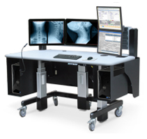 0141 - Healtcare, Technology, Adjustable Height, Movable work station