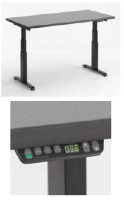 0143 - Electric Adjustable Height Workstation, Preset Adjustable Height Desk