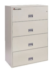 0159 - Fire Proof Lateral Cabinet, 4-drawer